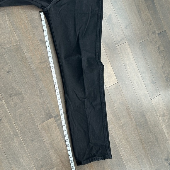 WRANGLER Rustler Men's Black Regular Fit Denim Jeans Pants, Cotton, Straight Leg - Picture 7 of 12